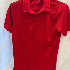 Nautica Bright Red Kids Polo Shirt